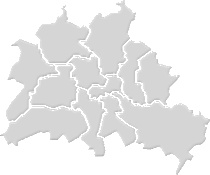 Berlin-Karte zum Klicken auf die einzelnen Bezirke.